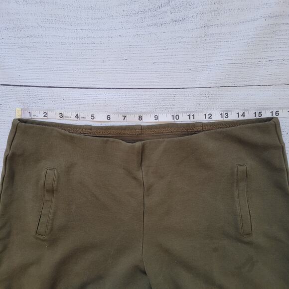 Chico's Size 2 US 12 Juliet Ankle Pants Ambered Olive Straight Leg Dress Pants - Picture 3 of 9